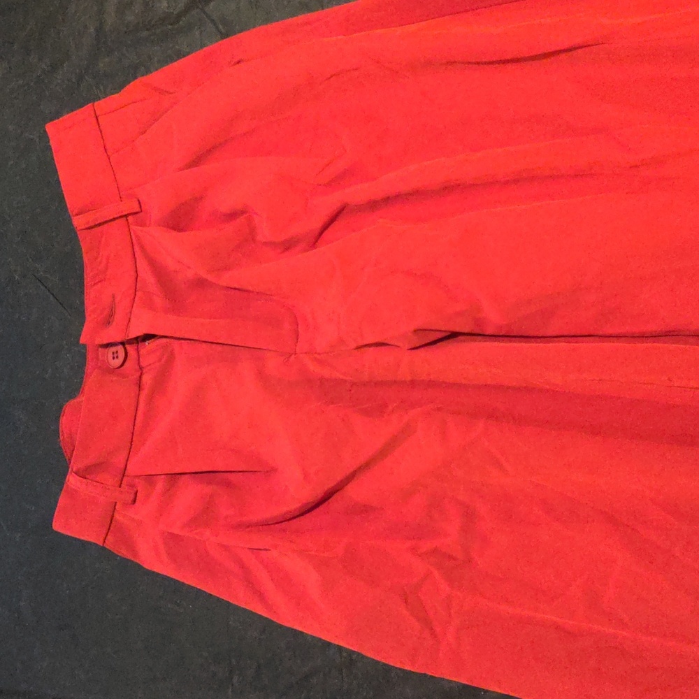 Red dress pants